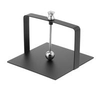 SAFIGLE Porta Pañuelos de Acero Inoxidable Negro Tamaño Medio 15X15 CM Servilletero para Mesa de Comedor Hotelero Soporte Vertical Minimalista