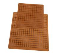 SAFIGLE Portátil 2 Piezas Go Board Juego De Mesa De Pradera Tablero De Juego Clásico Go Juego De Torre Oscura Tablero De Ajedrez Enrollable Juego De Ajedrez Tableros De Ajedrez Plegables