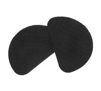 SAFIGLE Protector Antideslizante para Suelas de Zapatillas de Silicona Pegamento, Fácil Instalación y Amortiguador en Zapatos Planos Tacón, Par Negro