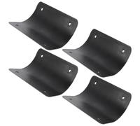 SAFIGLE Protectores de Esquinas para Maleta Negro de Plástico 4 Piezas, Accesorios Anticolisión para Equipaje Resistentes y Fáciles de Instalar