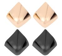 SAFIGLE Protectores de Punta para Zapatos de Metálicos Duraderos y Decorativos Función Protectora para Uso en Eventos Formales