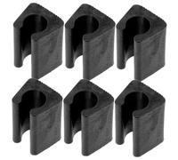 SAFIGLE Protectores De Suelo para Patas De Sillas 14mm, Manguitos Tubulares Forma De U, Abrazaderas Plásticas Antideslizantes, para Muebles y Sillas, 24 Piezas, Uso Doméstico y Oficina