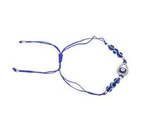 SAFIGLE Pulsera De Ojo Del Tejida Mano Pulsera De Cuentas Para Mujeres y Hombres Suerte Joyería De Moda Para Uso Diario