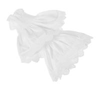 SAFIGLE Puños de Encaje Desmontables Plisados Estilo Lolita, Manga de Puño para Mujer, Algodón, Protección de Mangas, Diseño Bohemio Elegante para Eventos y Uso Diario