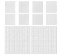 SAFIGLE Puntos Adhesivos de Doble Cara Transparentes 10 MM X 05 MM 1000 Unidades Pegatinas Removibles sin Dejar Rastro para Carteles Manualidades y Decoración Escolar