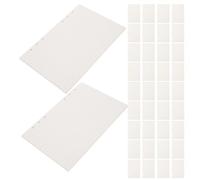 SAFIGLE Recambio de Hojas Sueltas Cuadriculadas A5 6 Paquetes de 45 Hojas Blancas Papel de Relleno Rayado Universitario para Cuadernos Planificadores y Carpetas Escolares Oficina