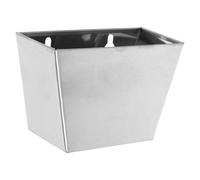 SAFIGLE Recogedor de Tapones de Acero Inoxidable para Botellas Cubo para Tapones de Rosca con Orificios de Drenaje Resistente Intemperie para Jardín y Terraza Compacto y Portátil