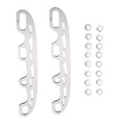 SAFIGLE Reemplazos de Cuchillas para Patinaje de Acero Inoxidable para Zapatos de Hockey sobre Hielo, Cuchillas Resistentes y No Deformables de 253mm para Uso en Hockey