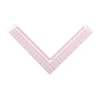 SAFIGLE Regla de Costura Multifuncional Transparente Regla de Alta Precisión para Patronaje y Confección Herramienta Ligera para Corte y Diseño Textil