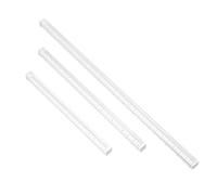 SAFIGLE Reglas Transparentes de Acrílico 15cm 20cm 30cm Juego de 3 Piezas Herramienta de Medición Precisa para Dibujo Técnico y Oficina Profesionales para Estudiantes y Diseñadores