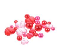 SAFIGLE Relleno para Jarrón de Perlas Rojas 21 Piezas para Decoración San Valentín, Adorno Romántico para Bodas y Fiestas, Relleno Decorativo para Jarrones Altos, Uso en Hogar y Eventos