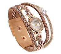 SAFIGLE Reloj De Mujer Reloj De Pulsera De La Joyería es Joyería De Las Mujeres De Pulsera De Diamantes Brazalete De a De Mujer Mirar Perder Tejer Correa