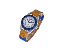 SAFIGLE Reloj De Pulsera Infantil De Cartón Correa De Nailon para Niño Niña Diseño Creativo para Estudiantes Reloj De Preciso Color Azul