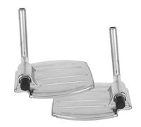 SAFIGLE Reposapiés Para Silla De Ruedas De Repuesto 2 Piezas Plegables Ligeros Diseño Resistente Soporte Estable Elevable Para Pacientes Movilidad Limitada Uso