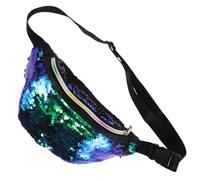 SAFIGLE Riñonera Bandolera con Lentejuelas De Sirena Bolso De Cintura A La Moda Bolso De Hombro Riñonera Cruzada