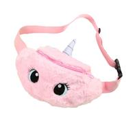 SAFIGLE Riñonera De Unicornio para Niña Bolso De Cintura Bolso De Moda con Dibujos Animados Bolso De Cinturón para Fiesta Billetera Infantil De Peluche
