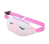 SAFIGLE Riñonera Infantil De Peluche Unicornio Bolsa Cruzada para Niño Niña Mochila De Pecho Lovely Color Violeta