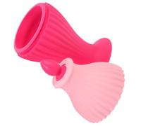 SAFIGLE rodillo de hielo Cuidado herramienta de rodillo frontal piel ultra rodillo facial de hielo herramienta de facial Roller de para la cara de silicona gel de sílice rosa