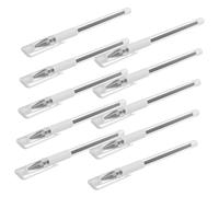 SAFIGLE Rotuladores Para Marcar Cejas Impermeables 10 Piezas Punta Fina Negro Marcadores De Posición Permanente Para Tatuajes y Maquillaje Profesional De Belleza