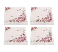 SAFIGLE Servilletas de Papel Decorativas Estampadas Flores Paquete de 4 Bolsas 20 Unidades Cada Una Servilletas Coloridas para Fiestas Bodas y Decoración de Mesas