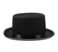 SAFIGLE Sombrero de Mago Negro de Tela Diseño Creativo, Accesorio Conveniente para Guardar y Llevar en Fiestas y Presentaciones de Conjuro
