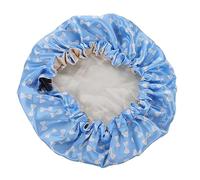 SAFIGLE Sombrero Redondo De Satén Gorro De Ducha Para Dormir Gorro De Baño De Doble Capa Para Protección Del Cabello El Dormitorio Gimnasio o Viajes