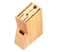 SAFIGLE Soporte de Cuchillos de Cocina de Madera Maciza Organizador Multifuncional para Utensilios Base para Cortadores Accesorio para Almacenamiento Seguro y Ordenado