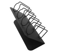 SAFIGLE Soporte de Pared para Secador de Pelo y Cortadora de Cabello Organizador de Herramientas de Peluquería Acero Inoxidable para Salones y Baños Negro