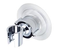 SAFIGLE Soporte para Cabezal de Ducha Transparente Ajustable sin Taladro Soporte para Baño y Cocina con Base Adhesiva Resistente y Ángulo Regulable para Comodidad Máxima