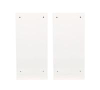 SAFIGLE Soportes Acrílicos Transparentes Magnéticos para Menús y Letreros de Mesa, Diseño Doble Cara Resistente y Base Estable para Supermercados y Exposiciones, Paquete de 2