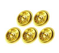 SAFIGLE Soportes Metálicos Flotantes para Mechas de Lámparas de Aceite 5 Piezas de 4 CM Accesorios para Lámparas de Aceite de Templo Repuesto para Mecha Transparente y Uso en Altares