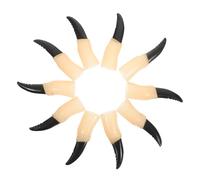 SAFIGLE Spooky Witch Fingernail Claws Decoración Halloween Uñas Postizas Prácticas para Cosplay Fiesta Disfraz
