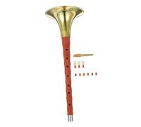 SAFIGLE Suona Chino Profesional D Clave de Palo de Rosa Rojo para Principiantes, Instrumento Musical Étnico Práctico Ligero y Portátil, Instrumento de Viento Tradicional Boquilla y Color Aleatorio