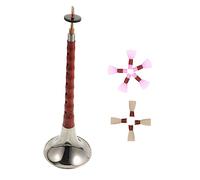 SAFIGLE Suona Profesional de Viento Étnico en Madera de Palo de Rosa para Principiantes, Instrumento Musical Tradicional en Tonalidad, C y D, Caña de Plástico y Sonido Color Aleatorio
