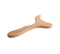 SAFIGLE Tabla de Guasha de Madera de Haya Herramienta de Masaje Portátil para Maderoterapia Corporal Estimulación de Circulación Uso Doméstico Relajación Muscular