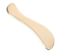 SAFIGLE Tabla De Raspado De Latón Gua Sha Tabla De Raspar Facial Portátil Suministros De Masaje Para Bricolaje Hecha De Material De Latón