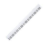 SAFIGLE Tabla Portátil Práctica para Piano de Teclas con Impresión Clara Papel Simulador de Dedos Ayuda para Teclado de Piano para Principiantes y Aprendizaje Rápido