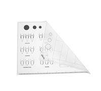 SAFIGLE Tapete Plantilla Para Uñas Acrílicas Lavable Para Práctica De Calcomanías y Diseño De Uñas Profesionales y Aficionados