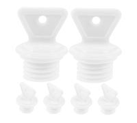 SAFIGLE Tapones de Goma para Bolsas de Agua Caliente 6 Piezas, Tapón de Sellado Antifugas 22,5 Mm, Tapas Pequeñas para Bolsa Caliente, Accesorio Resistente para Terapia de Calor Hogar