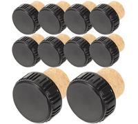 SAFIGLE Tapones de Vino de Madera Natural T Forma 24 Piezas 30 MM Diámetro Corchos para Botellas de Vino Tinto Reutilizables y Sellado Seguro para Uso en Hogar Bares y Restaurantes