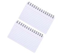 SAFIGLE Tarjetas de Índice Anillas 2 Piezas Diseño de Bobina para Estudiantes y Profesores de Notas Portátil para Estudio y Repaso