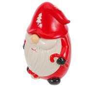 SAFIGLE Tarro de Cerámica Navideño con Tapa Diseño Festivo de Caja Pequeña para Galletas y Dulces Almacenamiento Decorativo para Regalos y Fiestas