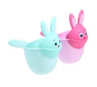 SAFIGLE Taza para Enjuagar el Cabello de Bebés 2 Pcs Jarra de Baño Multifuncional Diseño de Accesorio Divertido Baño para Niños Taza de Ducha