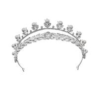 SAFIGLE Tiaras de Novia Elegante Adorno para Vestido de Novia Joyería de Lujo para Mujer para Ceremonia de Boda y Fotos de Estudio