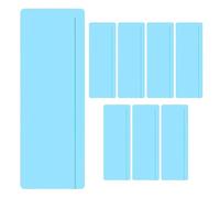 SAFIGLE Tiras de Lectura Guiada Azules 8 Unidades Marcadores Transparentes para Dislexia y Reducción de Estrés Visual Guía Rectangular para Seguimiento Preciso en Aulas Oficina y Hogar