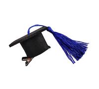SAFIGLE Tocado Doctoral Horquilla De Sombrero Gorro De Graduación Accesorio De Fiesta Brillante
