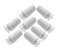 SAFIGLE Topes de Persianas Enrollables de Plástico Blanco, Kit de 8 Piezas, Superficie Lisa y Larga Duración para Recambio de Ventana