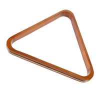 SAFIGLE Triángulo de Billar de Madera Natural Naranja Soporte para Bolas de Billar Fácil de Almacenar y Resistente en Casa