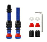 SAFIGLE Válvula Tubeless para Bicicleta de Aluminio 120psi para Montaña | Rosca Cnc, Núcleo Desmontable y Tuerca Reforzada, Inyección de Sellante, Uso en Carretera