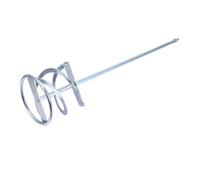 SAFIGLE Varilla Mezcladora para Taladro 52X113 CM Accesorio Reutilizable para Cemento Pintura y Mortero Paleta Multifuncional de Acero Galvanizado para Uso Profesional y Doméstico